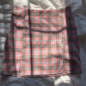 Plaid skirt